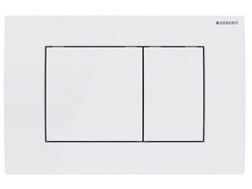 Zestaw podtynkowy stelaż GEBERIT DUOFIX + miska MIZU-WH-RIM-01 + przycisk DELTA 30 biały