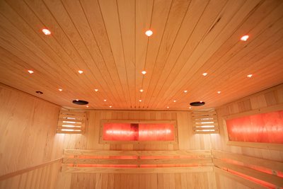 Sauna sucha fińska piec 6 KW Harvia BC60 + kamień solny 180X160X200CM MO-EA4-I Mazur
