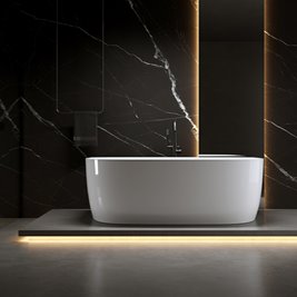 Wanna wolnostojąca przyścienna 150 cm Nora Hydrosan