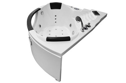Wanna z hydromasażem narożna Turbo 140x140 cm MO-1003
