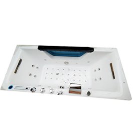 Wanna z hydromasażem prostokątna 182x82 cm Carina 938 Hydrosan