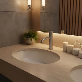 Bateria umywalkowa niska inox Foster Rea