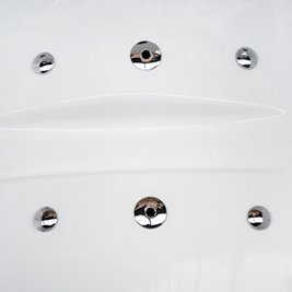 Wanna z hydromasażem narożna 140x80 cm Lemur 796 Hydrosan Lewa