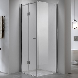 Kabina prysznicowa drzwi składane pojedyncze kwadratowa 80x80 KZ1180A