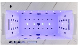 Wanna z hydromasażem 180x100 Boston 926W Hydrosan