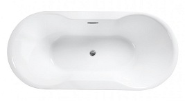 Wanna wolnostojąca korek klik-klak chrom 160 cm Navia Besco