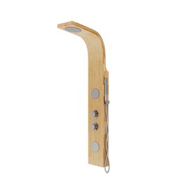 Bali Corsan panel natryskowy bambusowy chrom bateria termostat B-231