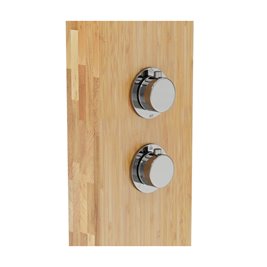 Bali Corsan panel natryskowy bambusowy chrom bateria termostat B-231 zdjęcie 4