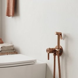 Bateria bidetowa miedź szczotkowana Foster Rea zdjęcie 6