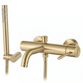 Bateria wannowa Lungo Diamond Rea złoto szczotkowane REA-B2244