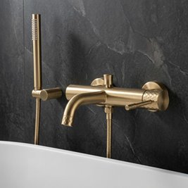 Bateria wannowa Lungo Diamond Rea złoto szczotkowane REA-B2244 zdjęcie 6