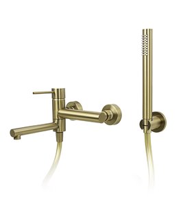 Bateria wannowa natynkowa złota szczotkowana CMZ7541BGL Lugo Corsan