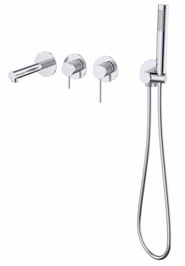 Bateria wannowa podtynkowa chrom CMB7554CH Lugo Corsan
