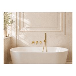 Bateria wannowa podtynkowa złota CMB7554GL Lugo Corsan zdjęcie 2