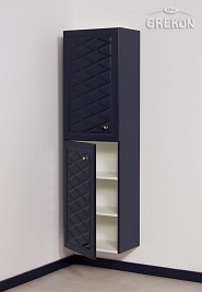 Słupek łazienkowy wiszący 155x45 granatowy mat Cobra Gante