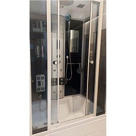 Kabina prysznicowa z hydromasażem i sauną 120x80 7716S