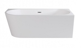 Wanna przyścienna narożna prawa korek klik-klak chrom 150 cm Zoya Besco