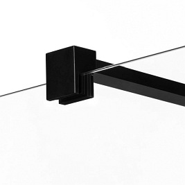 Czarna kabina prysznicowa prostokątna 90x80 Superia Black New Trendy K-0801