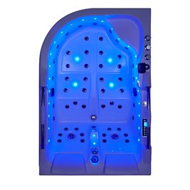 Wanna z hydromasażem asymetryczna Venezia 761 P 180x120