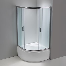 Kabina prysznicowa na głębokim brodziku szkło mrożone 80x80 Maja Hydrosan