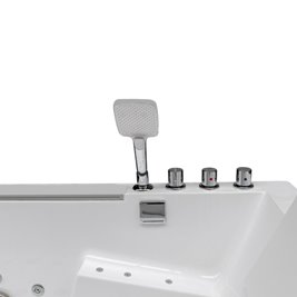 Duża wanna z hydromasażem 180x120 Kari 942 Hydrosan