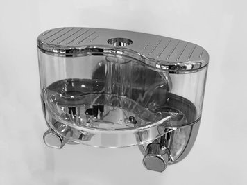 Biała duża kabino wanna spa z hydromasażem i sauną parową 135x135 cm MO-08135BS