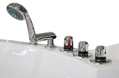 Wanna z hydromasażem narożna Turbo 157x157 cm MO-10632T XL