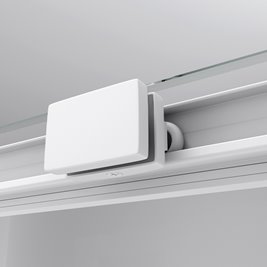 Biała kabina prysznicowa prostokątna 90x120 KZ104C