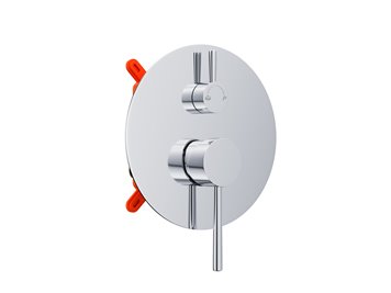 Podtynkowy zestaw prysznicowy kolor chrom Z03MCH Lugo Corsan