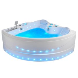 Wanna narożna z hydromasażem narożna 150x150 cm Roma 764 Hydrosan Prawa