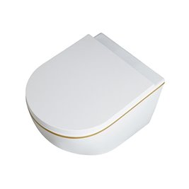 Zestaw podtynkowy kompletny stelaż + miska PEAK-WH-GL-RIM-02 + przycisk ST+H GOLD