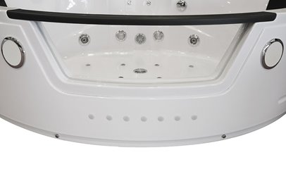 Wanna z hydromasażem narożna Turbo 157x157 cm MO-10632T XL