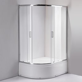Kabina prysznicowa na głębokim brodziku lewa 115x85 cm Maja Hydrosan