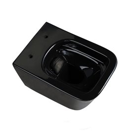Czarna miska wc wisząca Rimless 3.0 RAIN-BL-RIM-03 Hydrosan