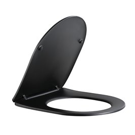 Czarna miska wc wisząca Mizu Rimless 4.0 MIZU-BL-RIM-03 Hydrosan