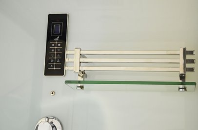 Sauno kabina prysznicowa prostokątna 180x110 cm MO-1752W PRAWA TRIO