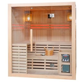 Sauna fińska 6 osobowa wysokotemperaturowa 6KW Harvia 180x160 cm Oslo5