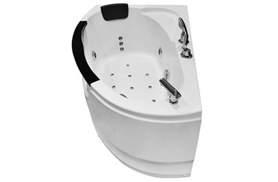 Wanna z hydromasażem narożna 169x90 cm lewa MO-0024