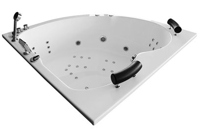 Wanna spa z hydromasażem narożna 150x150 cm MUE-0032A LEWA