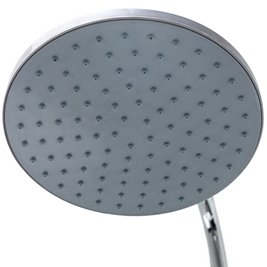 Kabina prysznicowa zabudowana kwadratowa 80x80 cm profil szczotkowany LISA