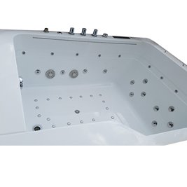 Wanna z hydromasażem prostokątna 170x130 cm Tugela-WH