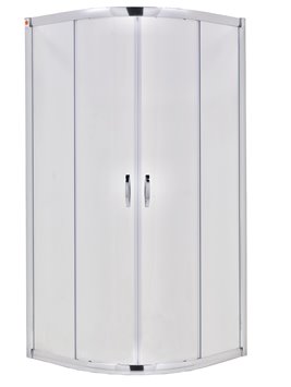 Zestaw kabina półokrągła 70x70 cm z brodzikiem w zestawie