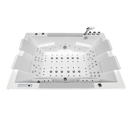 Duża wanna z hydromasażem 180x120 Kari 942 Hydrosan