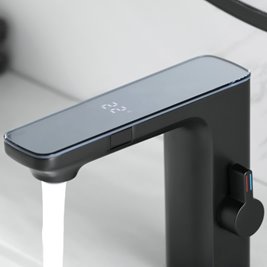 Czarna bateria bezdotykowa automatyczna F14-BL LCD