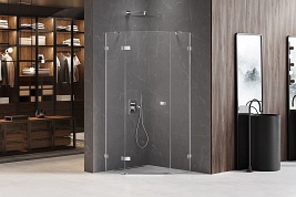 Kabina pięciokątna 90x90 lewa EXK-3886 Avexa New Trendy Chrom