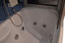 Prostokątna kabino wanna z hydromasażem 145x85 cm MO-09944A