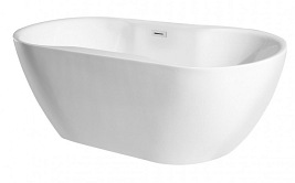 Wanna wolnostojąca korek klik-klak chrom 140 cm Navia Besco