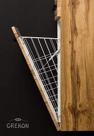 Szafka łazienkowa wisząca z koszem seria Fokus Loft Gante