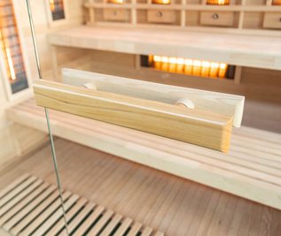 Sauna na podczerwień 4 osobowa + kamienie solne 180X160X200CM MO-EP4RSL XL Infrared Mazur