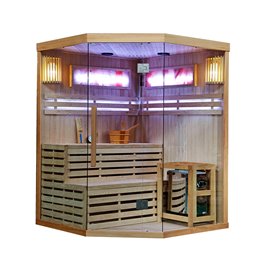 Sauna fińska 5 osobowa wysokotemperaturowa 6KW Harvia 150x150 cm Kemi4